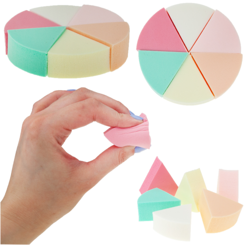 TG56463 MAKE-UP-SCHWÄMME DREIECKIGEN SCHWAMM 6PCS PULVER