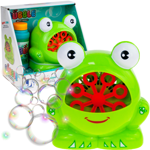 TG57809 SEIFENBLASENMASCHINE FROSCH SEIFENBLASEN + FLÜSSIGKEIT
