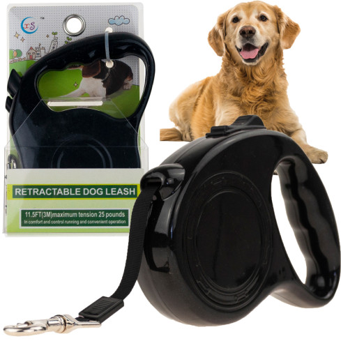 TG63398 AUTOMATISCHE LEINE FÜR HUND KATZE 3M GURT 11KG