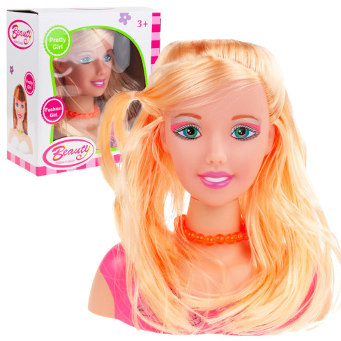 TG64209 PUPPENKOPF FÜR HAARSTYLISTIK Haare kämmen Haare malen Puppenkörper