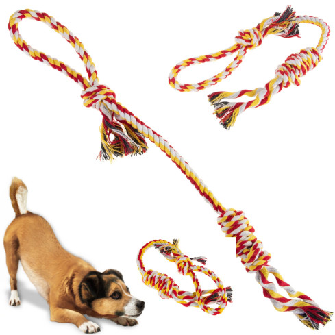 TG64356 TAUZIEHEN FÜR HUND KAUEN SPIEL SEIL