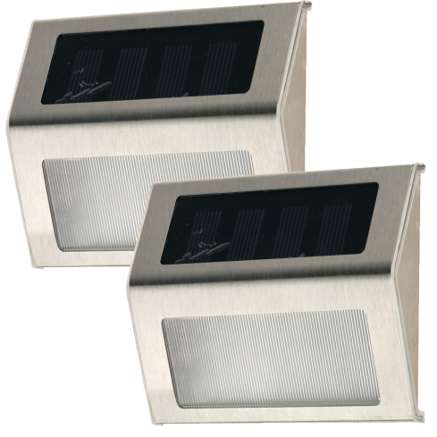 TG64419 halogen, LED solar lamp, 2 wall sconces, twilight sensor, exterior lights