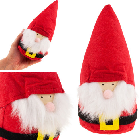 TG65798-2 GEISTER MIT BART ROT STEHEND GEISTER AUS FILZ WEIHNACHTEN Geschenk