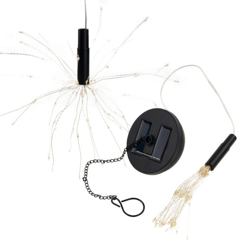 TG66764 SOLARGEBLÄSE LAMPE FEUERWERK GARTEN 90 LED SOLAR BAUM LEUCHTEN
