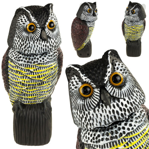 TG66895 SOVA, MYŠ, PTÁK, ODRAZUJÍCÍ POHYBLIVÁ HLAVA