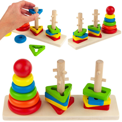 TG67023 SORTIERPUZZLE/MANUELLES HOLZPUZZLE