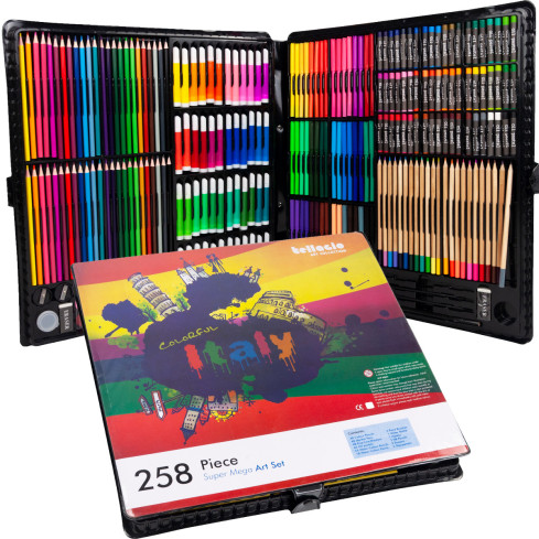 TG67284 KUNSTSET MALKOFFER 258EL.