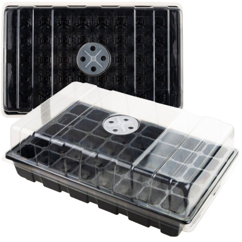 TG71789 Mini Greenhouse for Germination, Seedling Grower + Ventilation, 40 Compartments
