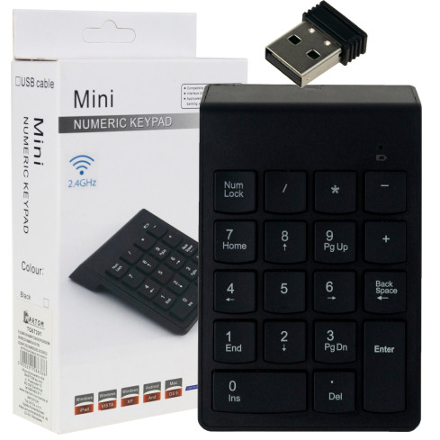 TG67391 DRAHTLOSES NUMERISCHES KEYPAD USB LAPTOP PC