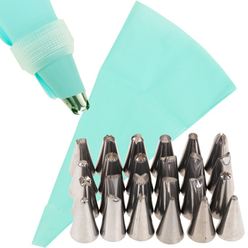 TG67394 silicone CAKE HANDLE CAKE DECORATOR + 24 Stifte