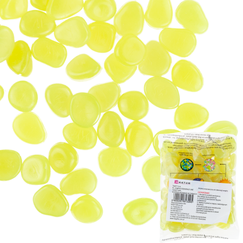 TG67713-4 Leuchtkiesel, fluoreszierende Steine, 100 Stück dekorativ