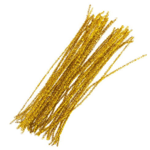 TG69599-2 KREATIVNÍ DRÁTY ZLATÉ FLORISTICKÉ OZDOBNÉ DRÁTY PRO KVĚTINY OZDODY 35KS