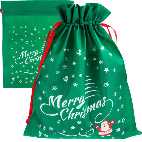TG70466-1 vánoční dárková taška zelená velká
