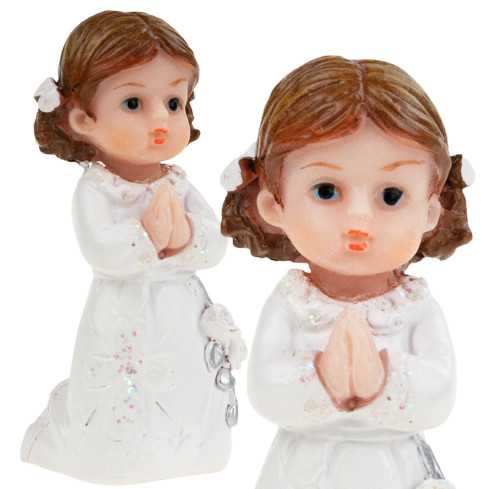 TG71104 KOMMUNIONSFIGUREN 2TLG. JUNGE UND MÄDCHEN PAAR SET