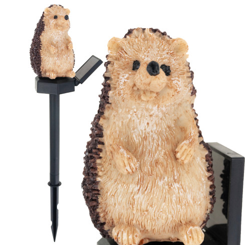 TG71283 SOLÁRNÍ JEŽEK LAMPA POHÁNĚNÁ ZAHRADNÍ LED SVĚTLO SOUMRAK SENZOR SOLÁRNÍ