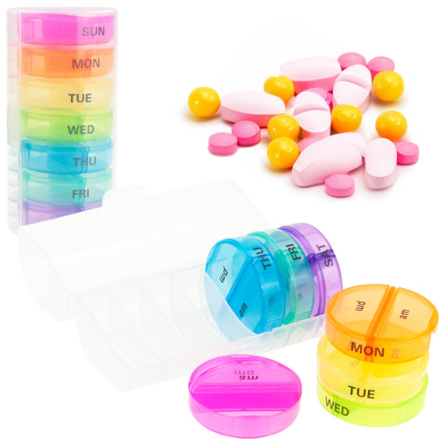 TG71402 KRABIČKA NA LÉKY ORGANIZÉR 7 DNÍ V TÝDNU DEN NOC 14 PŘIHRÁDEK