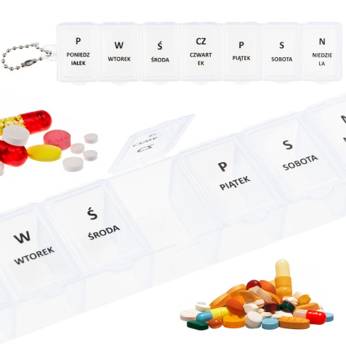 TG71404 KUFŘÍK NA LÉKY ORGANIZÉR NA PILULKY TÝDENNÍ 7 DNÍ CS