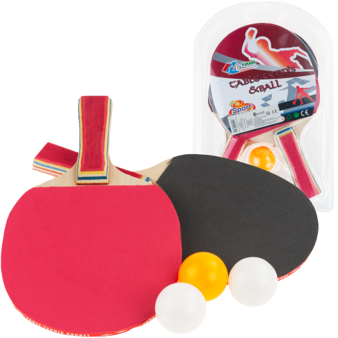 TG71641 Tischtennis-Set, Tischtennis, Schläger und Bälle, Tischtennisschläger