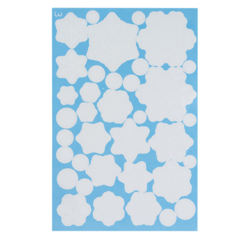 TG76355 WEIHNACHTLICHE FENSTERDEKORATION SCHNEEFLOCKEN SCHNEEFLOCKEN