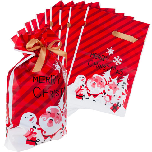 TG76360-1 VÁNOČNÍ DÁRKOVÉ SÁČKY10KS/KPL