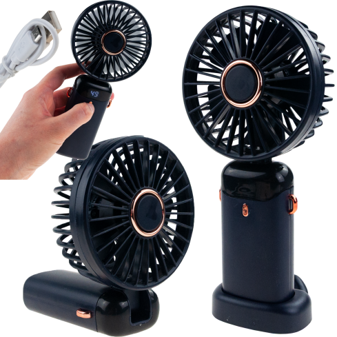 TG77644 VĚTRÁK VĚTRNÝ MLÝN MINI RUČNÍ VENTILÁTOR CESTOVNÍ PLÁŽOVÝ VENTILÁTOR