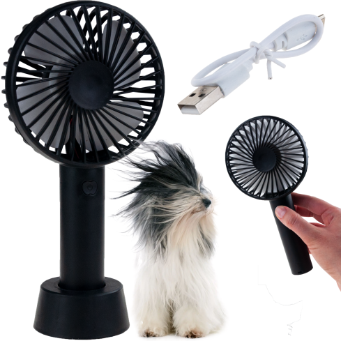 TG77645 VĚTRÁK VĚTRNÝ MLÝN MINI RUČNÍ VENTILÁTOR CESTOVNÍ PLÁŽOVÝ VENTILÁTOR