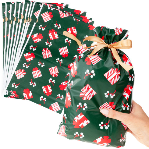 TG80076 DÁRKOVÉ SÁČKY DÁRKOVÉ SÁČKY 10KS MIKOŁAJKI