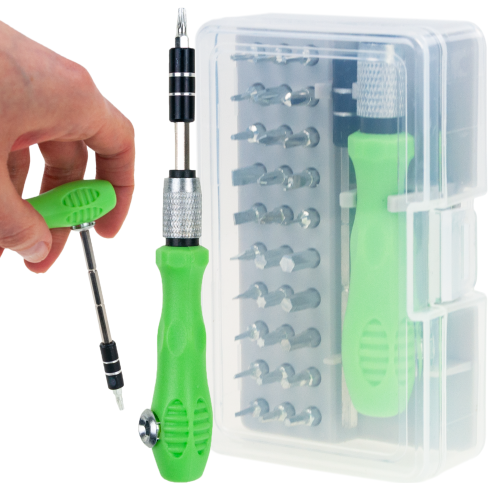 TG80289 Precision Screwdriver Set with Magnetic Bits (32-piece)