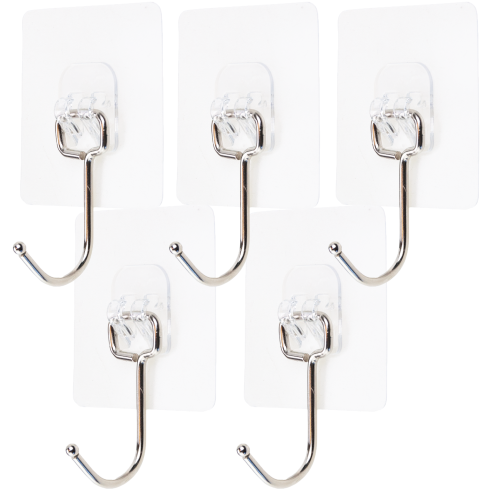 TG80303 Self-adhesive hook hanger, universal hangers, 5 pcs/set