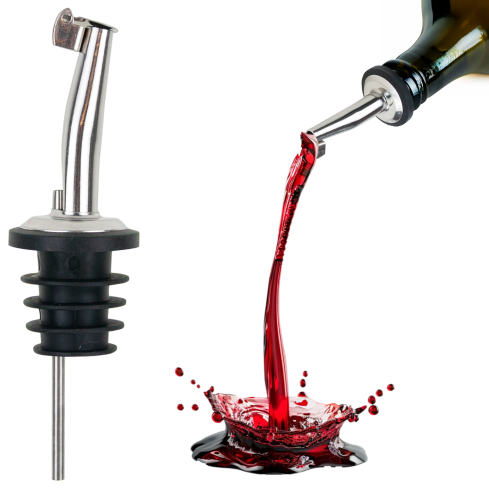 TG80305 Bartender's Pourer for Bottles of Oil, Alcohol, and Wine