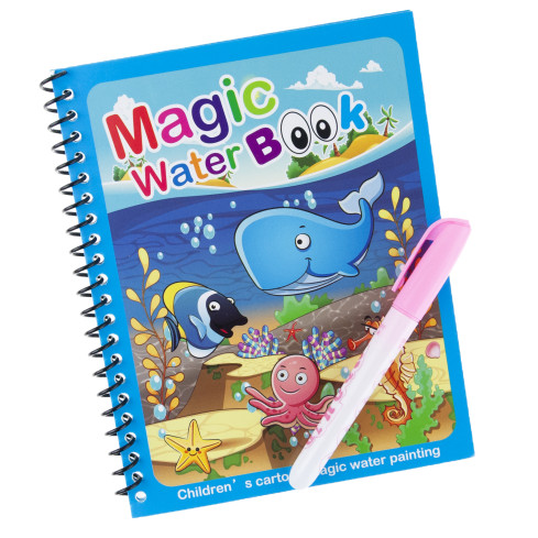 TG80427 AQUARELLBUCH MIT AQUARELLSTIFT BUCH MIT TIEREN