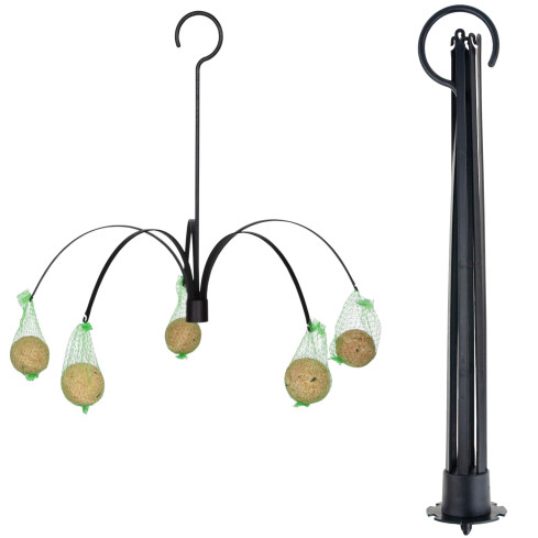 TG80442 HÄNGENDE VOGELFÜTTERUNG FÜR FETTKUGELN HALTER FÜR WINTERFÜTTERUNG AUFHÄNGER