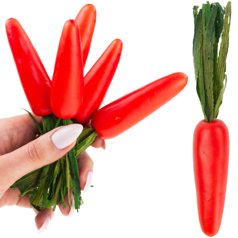 Easter Carrots, Set of 5 Decorative Easter Carrots
