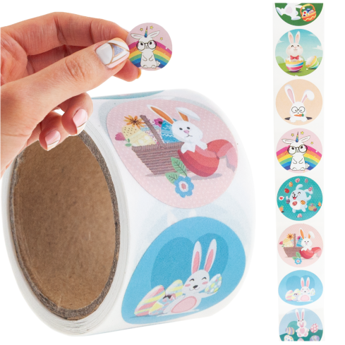 TG81319 NAKLEJKA WIELKANOCNA 100 SZT