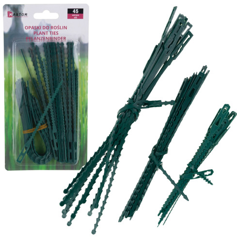 Plant ties, gardening clips, clips, vine clips, 45 pcs.