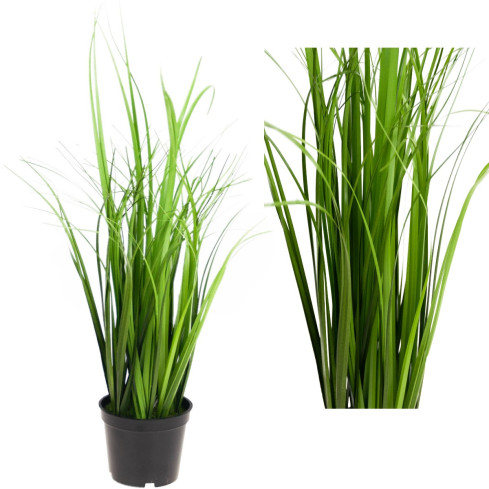 CV15461 Artificial Grass in a Pot, 40 cm, Decorative