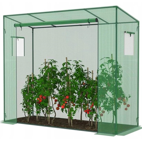 TUN5507 Garden Greenhouse, Plastic Tunnel, Plastic Cover, Tent for Tomatoes, Vegetables, and Seedlings