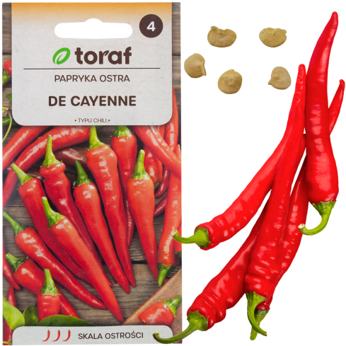 W1137 DE CAYENNE PÁLIVÁ CHILLI SEMÍNKA PIKANTNÍ 0,5G