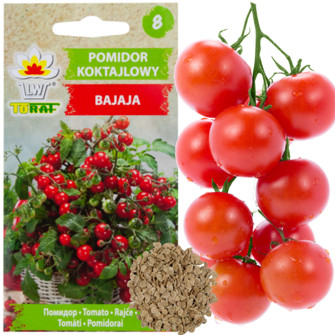 W5222 CHERRY RAJČATA BAJAJA 0,3G SEMÍNKA RAJČAT CHERRY RAJČATA NA BALKON