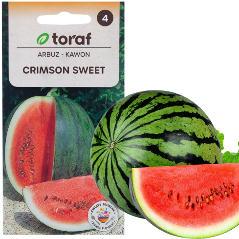 W9893 WATERMELON RED CAVON CRIMSON SWEET WATERMELON SEEDS 1G SWEET JUICY