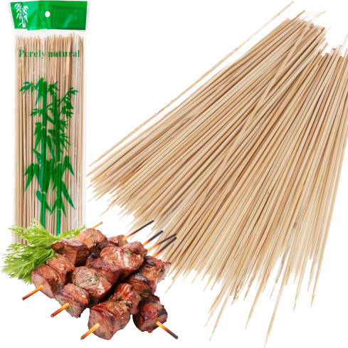 TG80300 BAMBUS SPIESS STICKS HOLZ GRILL ZAHNSTOCHER 80PCS/KPL