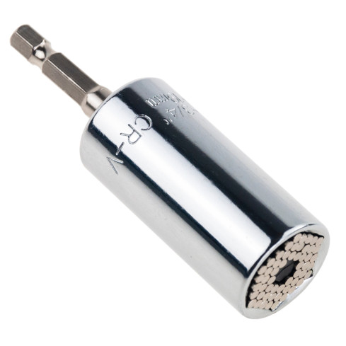 XJ3445 UNIVERSAL-Steckschlüssel 7-19 mm 1/4-3/4 + BIT-SOCKEL FÜR ANTRIEB