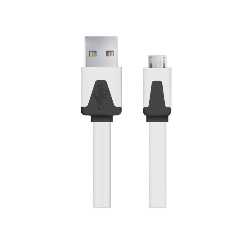 EB182W ESPERANZA MICRO USB 2.0 A-B M/M KABEL 1.8M FLACH WEISS