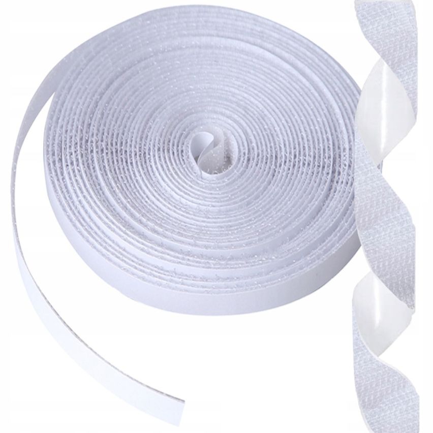 TG56031-1 Klettband für Moskitonetze weiß selbstklebend 560cm