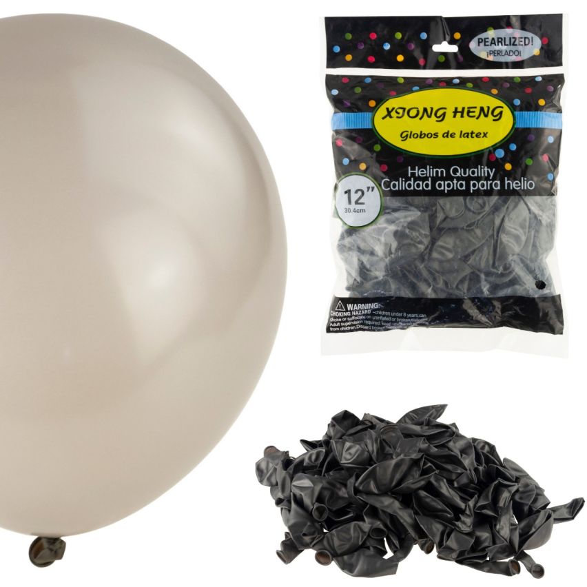 TG53243-3 100 METALLIC silberne Luftballons Hochzeit Geburtstag Luftballons