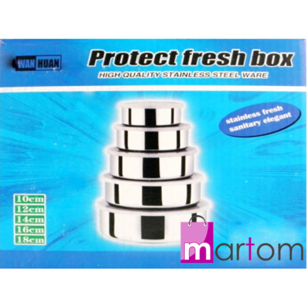 UR43 NENOVÉ KONTEJNERY NA POTRAVINY s víkem 5ks