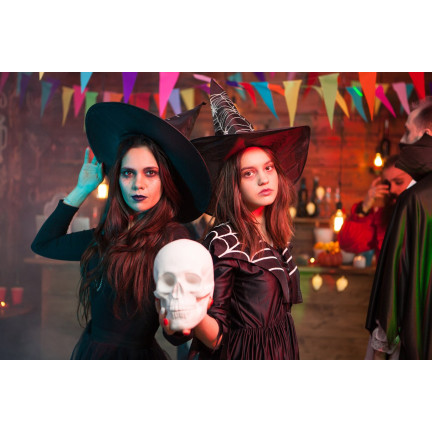KK4 ČARODĚJNICKÝ KLOBOUK HALLOWEENSKÝ PŘEVLEK