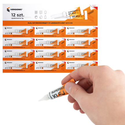 0037 SCHNELL TROCKNENDER, STARKER UNIVERSAL-MONTAGEKLEBER CYANACRYLAT BLISTER 12X3G