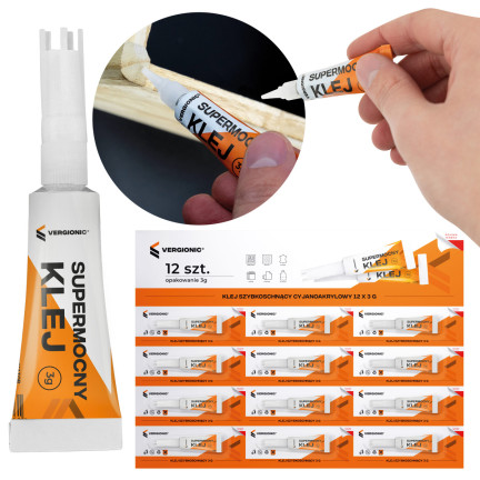 0037 SCHNELL TROCKNENDER, STARKER UNIVERSAL-MONTAGEKLEBER CYANACRYLAT BLISTER 12X3G