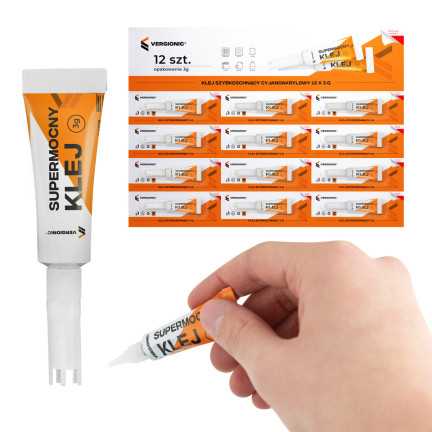 0037 SCHNELL TROCKNENDER, STARKER UNIVERSAL-MONTAGEKLEBER CYANACRYLAT BLISTER 12X3G